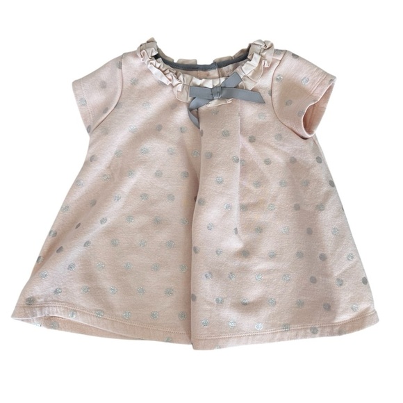 Maggie & Zoe Other - Maggie & Zoe Pink Polka Dot Dress – Size 12 Months
